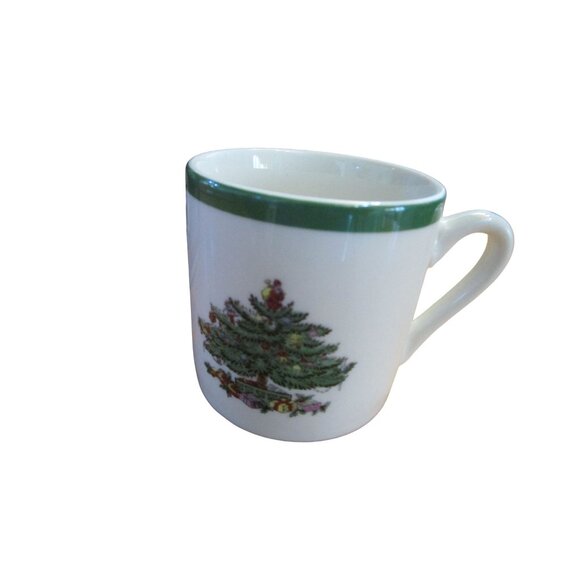 Spode Christmas Tree Demitasse Espresso Cups & Saucers Set Of 4 New In Box - Picture 3 of 16